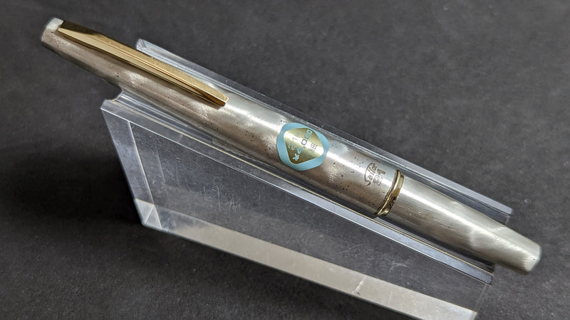 Sailor NOS Pocket Pen Light Blue Silver 21k 