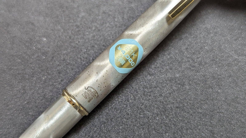 Sailor NOS Pocket Pen Light Blue Silver 21k 